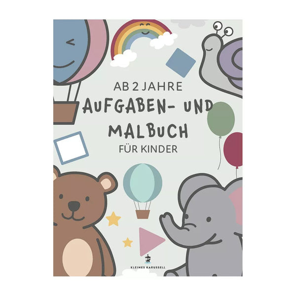 Aufgaben - und malbuch für kinder ab 2 jahre