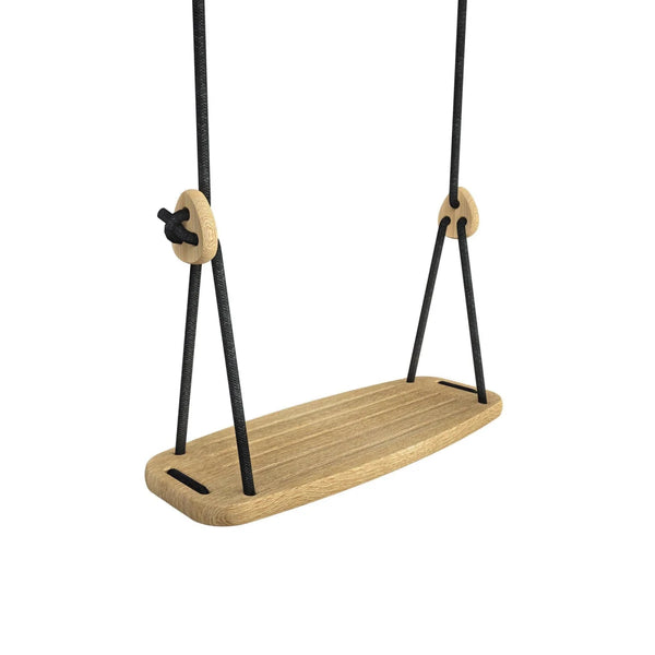 Lillagunga gynge "Classic", sorte reb, 2,80 - 3,80 m