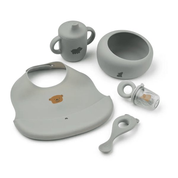 Liewood Mileah Baby Spisesæt, Dove Blue