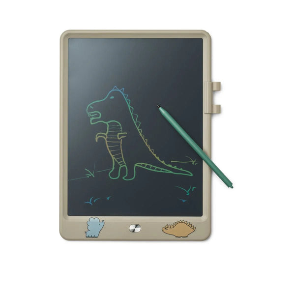 Liewood Zora tegne tablet, dinosaurs/mist