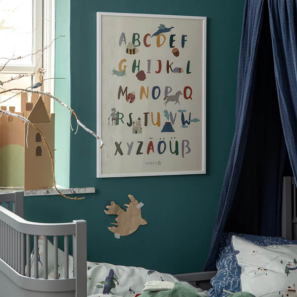 Sebra Alphabet - Plakat, Pixie/Dragon