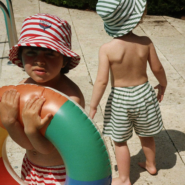 Konges Sløjd Asnou Svømme Shorts, Stripe Verti