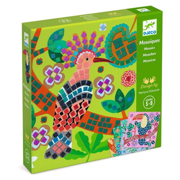 Mosaik med Junglens Fugle