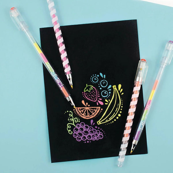 OOLY - Gelpen Med Duft 6 Stk, Tutti Frutti