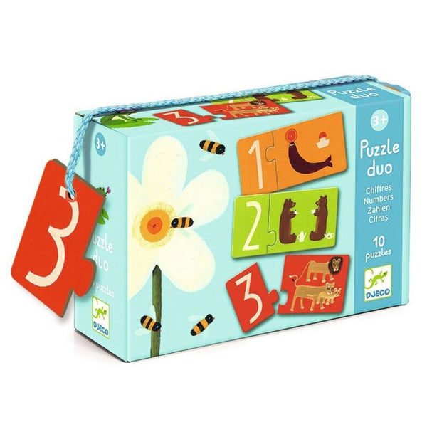 Puzzle Duo med Numre