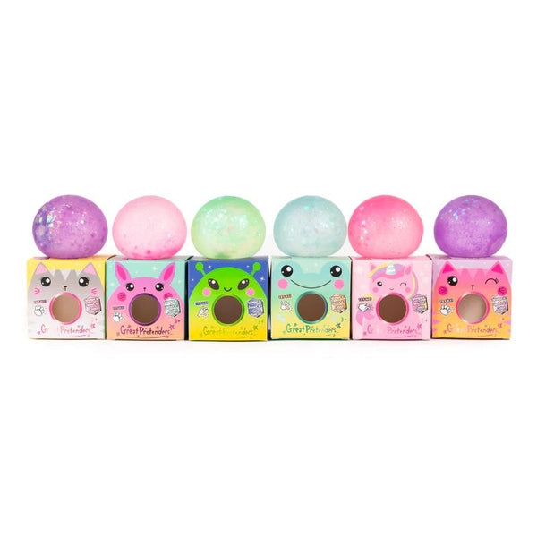 Glitterally Amazing Squishy Balls asst.