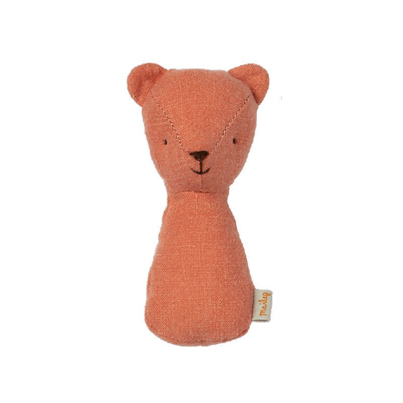 Maileg babyrangle, bamse - dusty coral