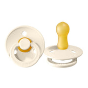Bibs rund sut, str 2 - Ivory