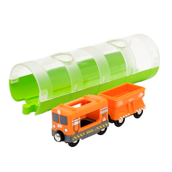 BRIO fragttog og tunnel