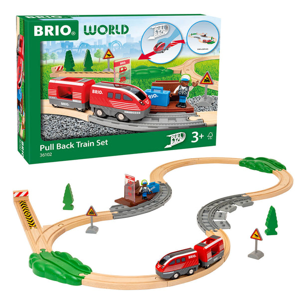 BRIO Pull Back Togsæt