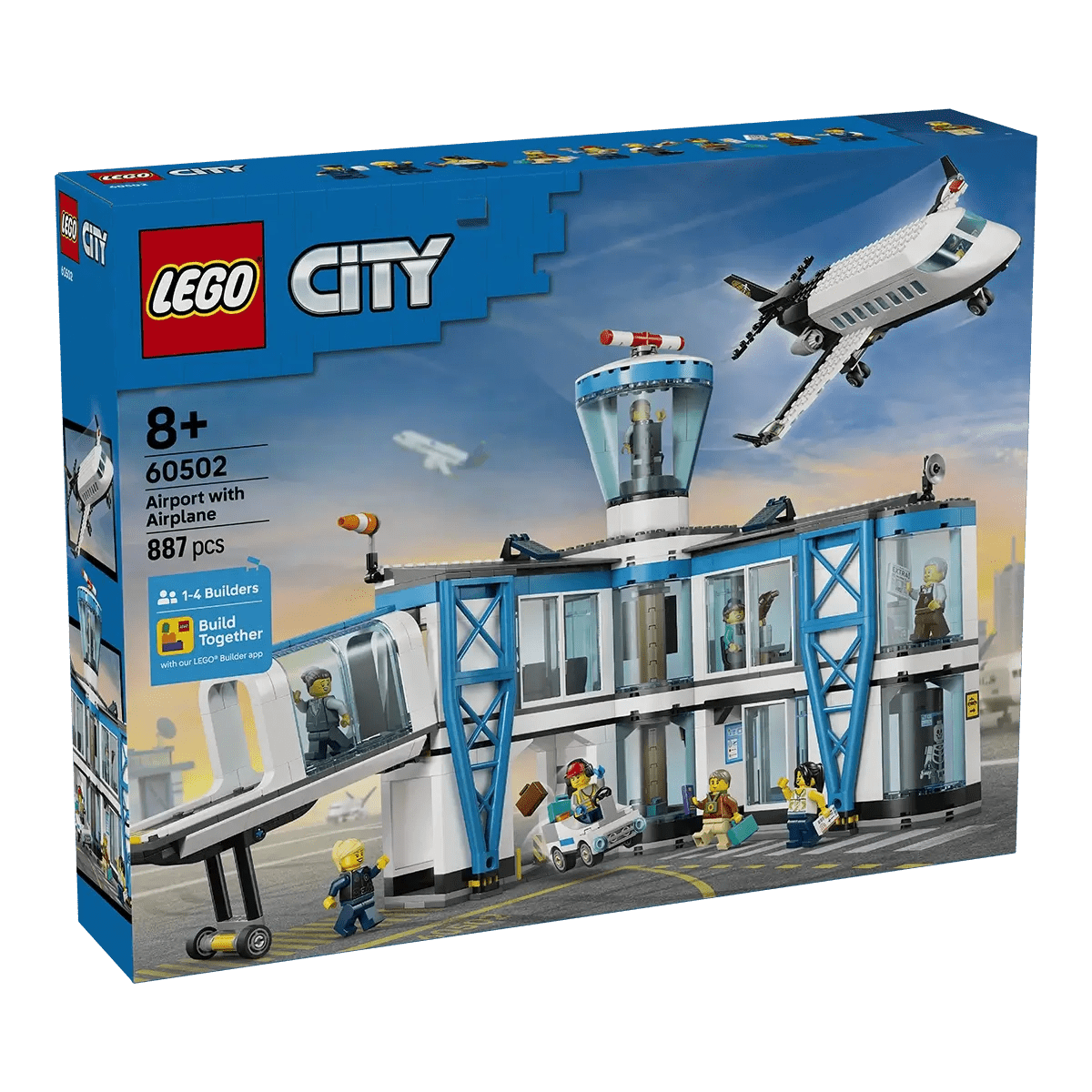 LEGO® CITY Lufthavn Med Fly
