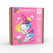 Connetix Enhjørning Glitter, Magnetsæt 56 Dele - Glitter