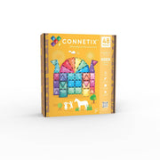 Connetix Eventyrslot Glitter, Magnetsæt 48 Dele - Glitter