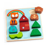 Puzz & Match Holzpuzzle mit Regenbogen