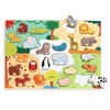 Holzpuzzle mit Tieren
