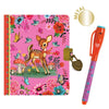 Lovely Paper Fiona Kleines Tagebuch mit Schloss und Magischem Stift