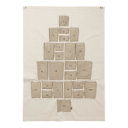 Ferm Living Pine Julekalenderophæng Maxi, Natural