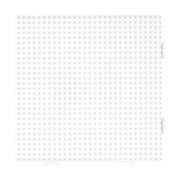 Hama midi perleplade, hvid stor firkant