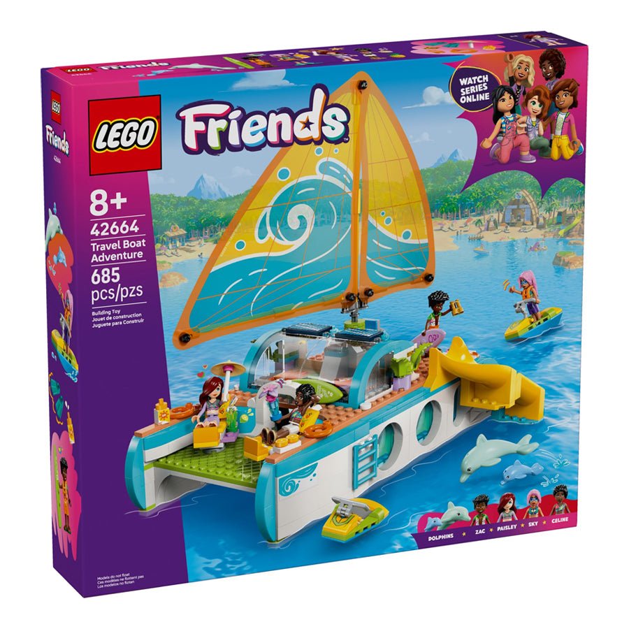 LEGO® Friends, Eventyrfyldt Bådrejse