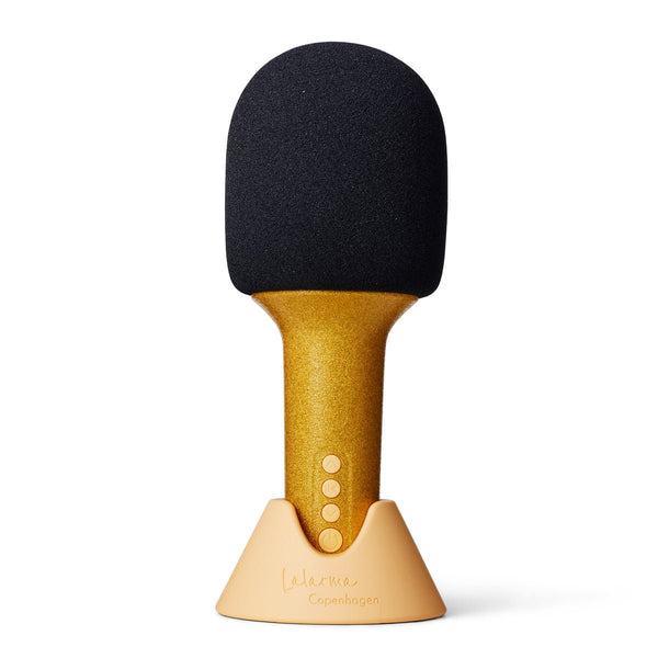 Lalarma Glitter Grove Mikrofon, Guld