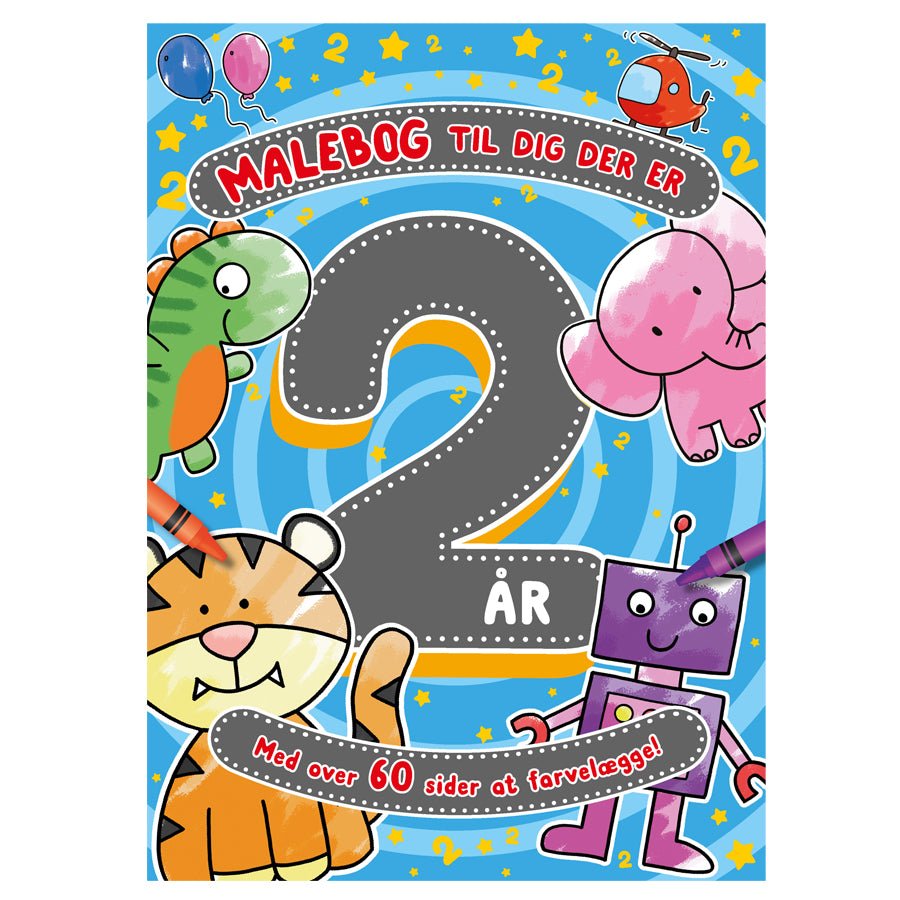 Malebog Til Dig Der Er 2 År