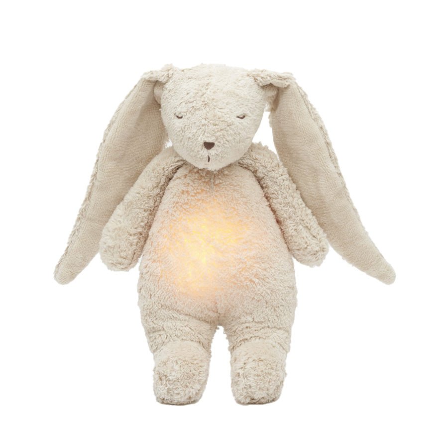 Moonie 2.0 Organic Humming kanin med lampe, sand