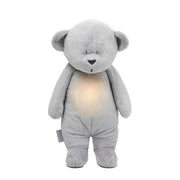 Moonie 2.0 The Humming Bjørn med lampe, silver