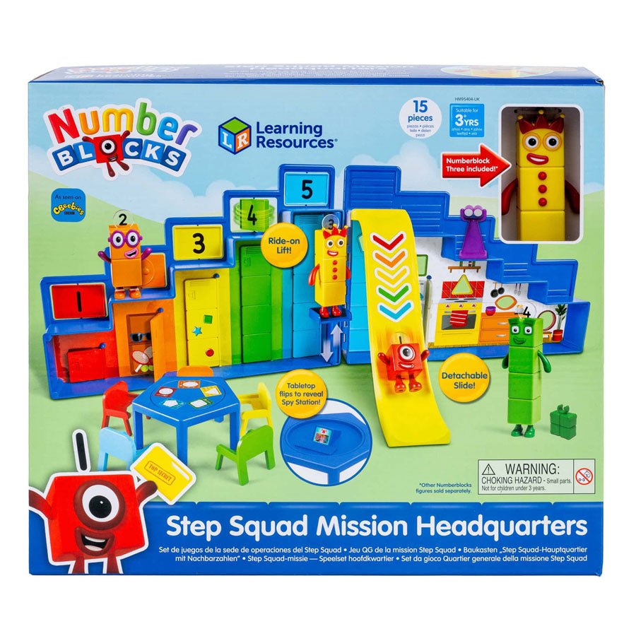 Numberblocks, aktivitetssæt mission hovedkvarter
