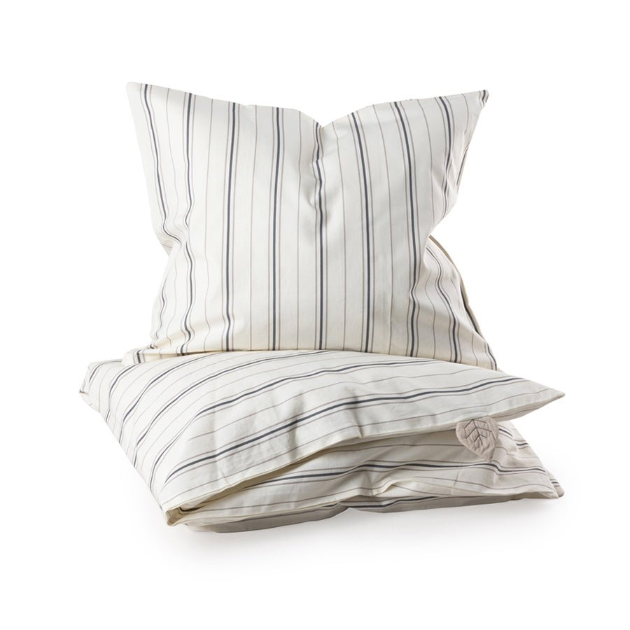 Sebra Baby sengetøj, cream stripe