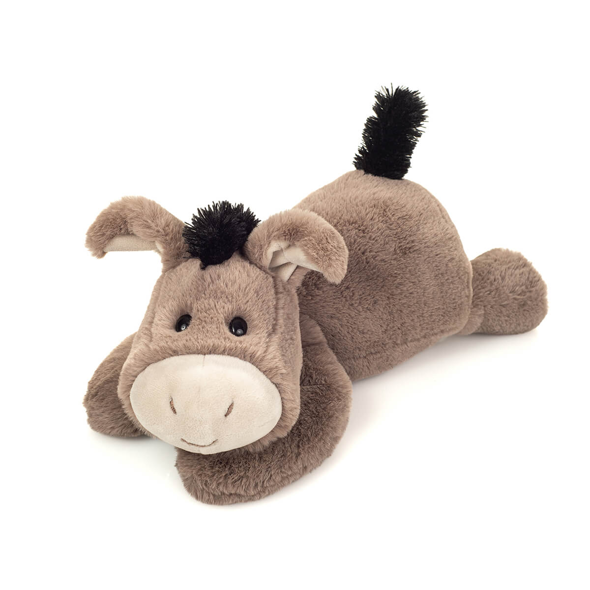 Teddy Hermann Æslet Eddy - Liggende, 38 CM