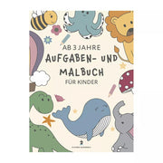 Aufgaben - und malbuch für kinder ab 3 jahre