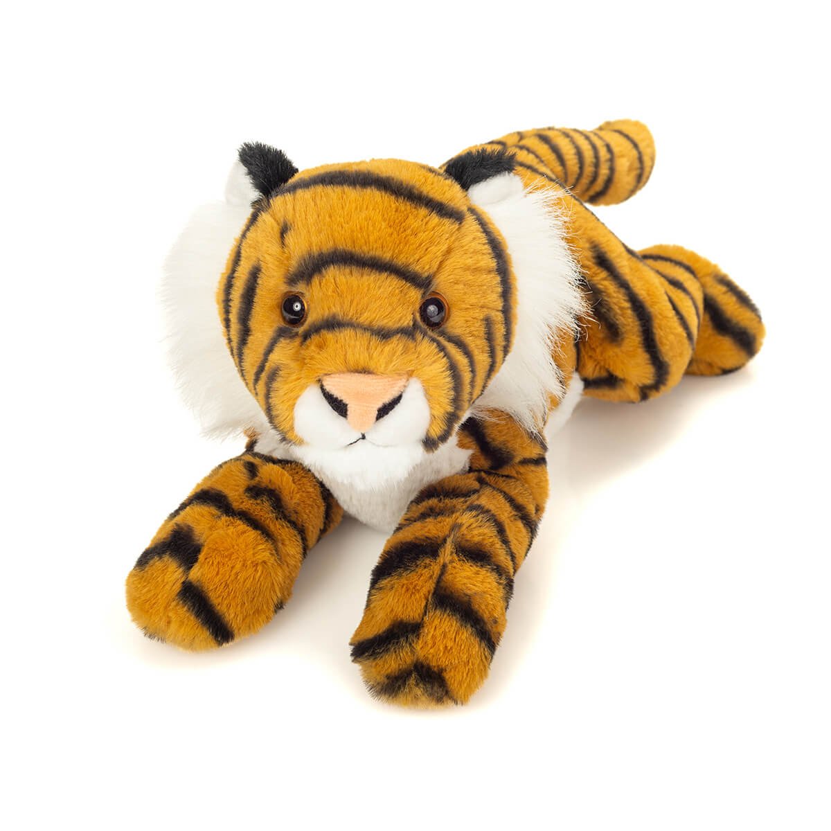 Teddy Hermann Liggende Tiger, 33 CM