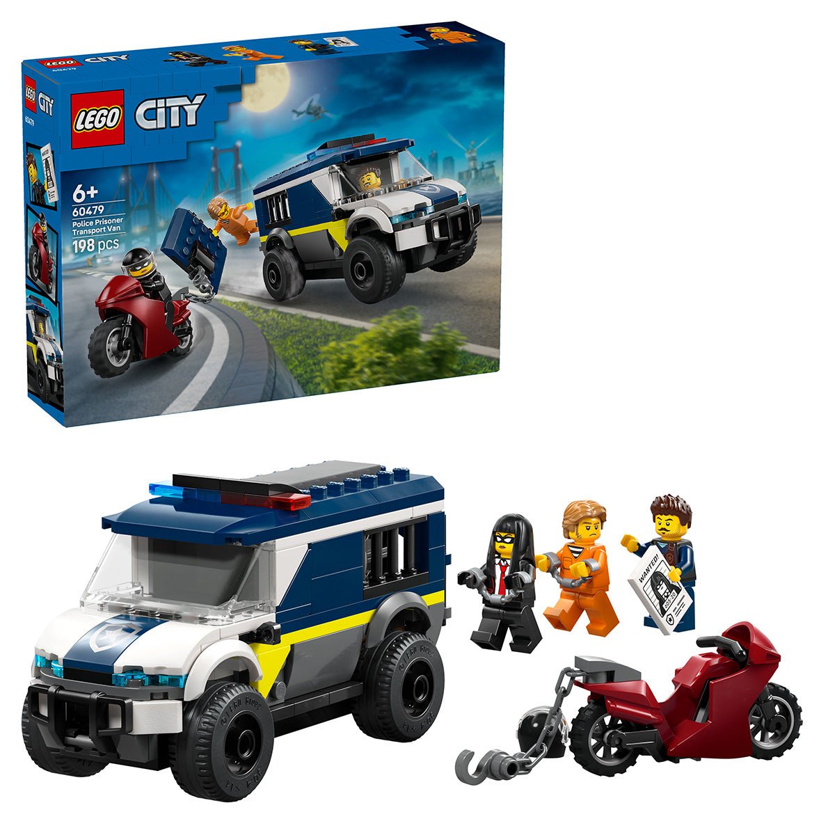 LEGO® CITY Politivogn Til Fangetransport