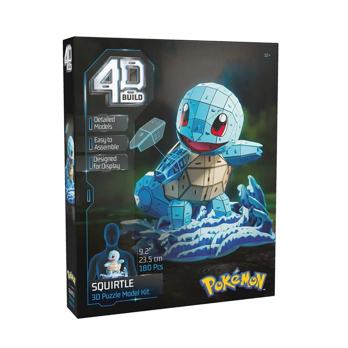 Pokemon 4D Puslespil Squirtle, 30 cm