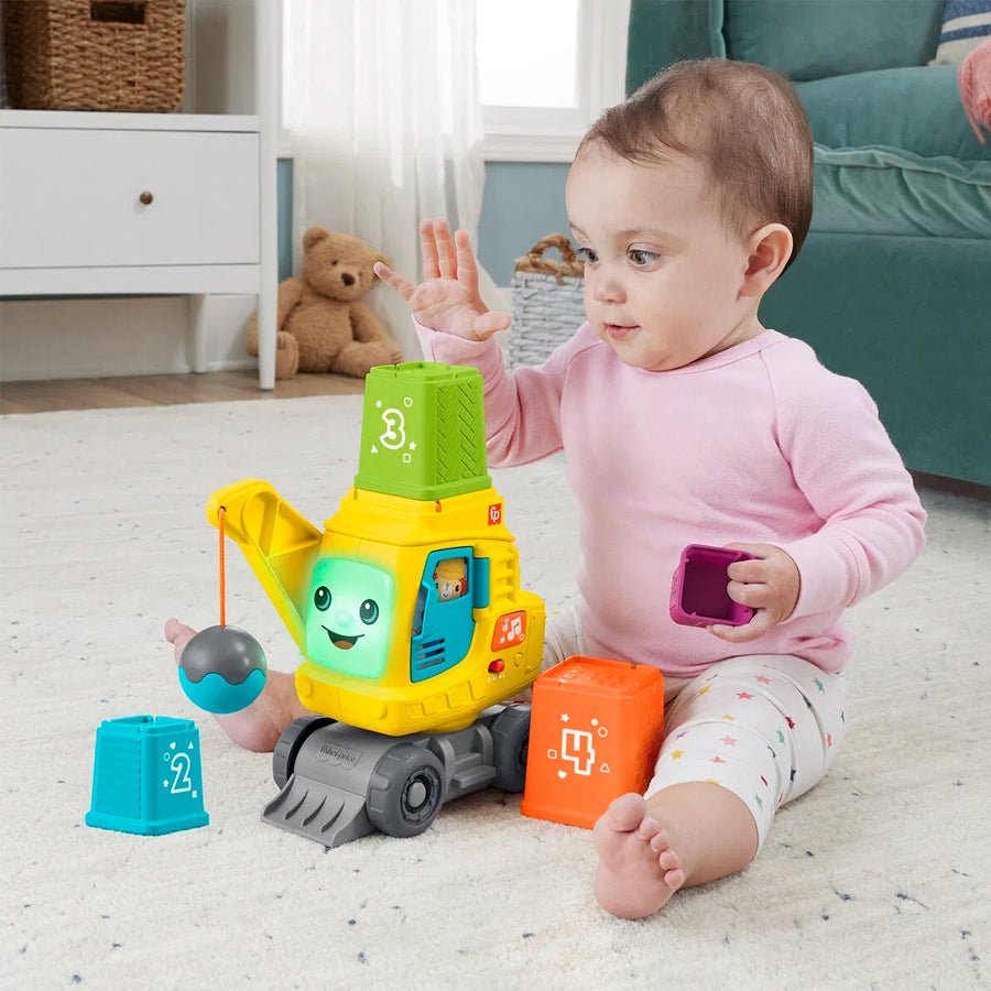 Fisher Price Tælle - og Stablekran