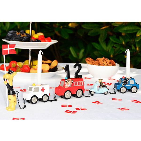 Kids by Friis fødselsdagstog med biler