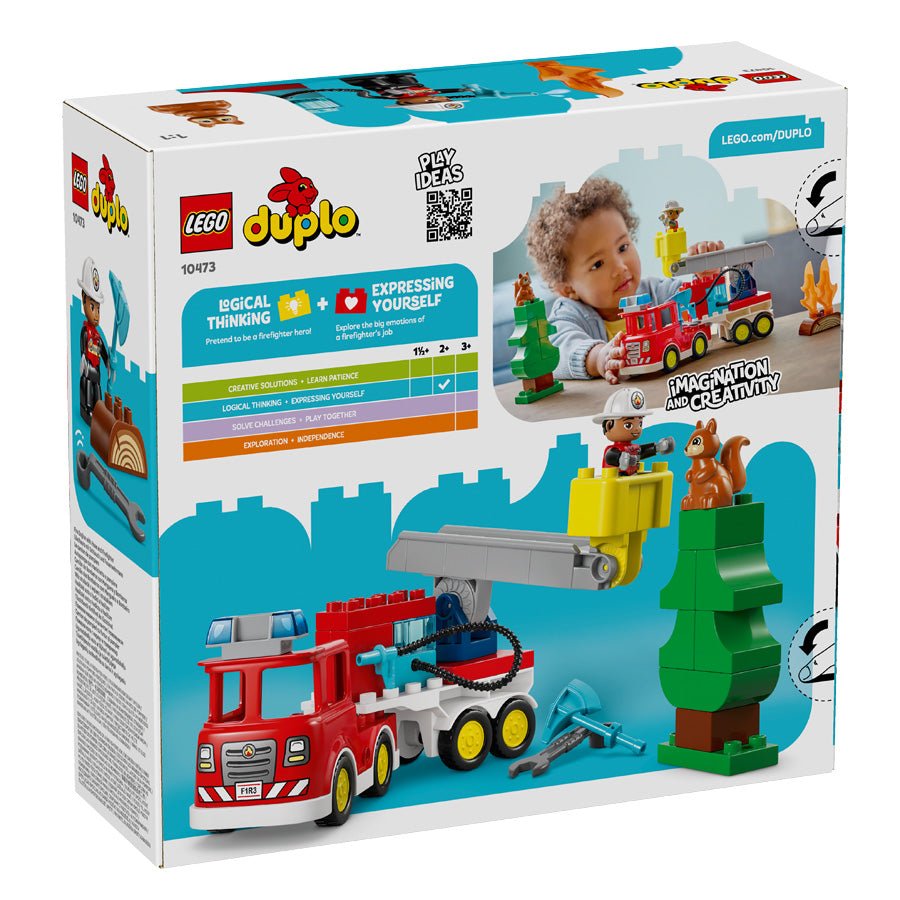 LEGO® DUPLO Bandbil Med Slange Og Brandmand