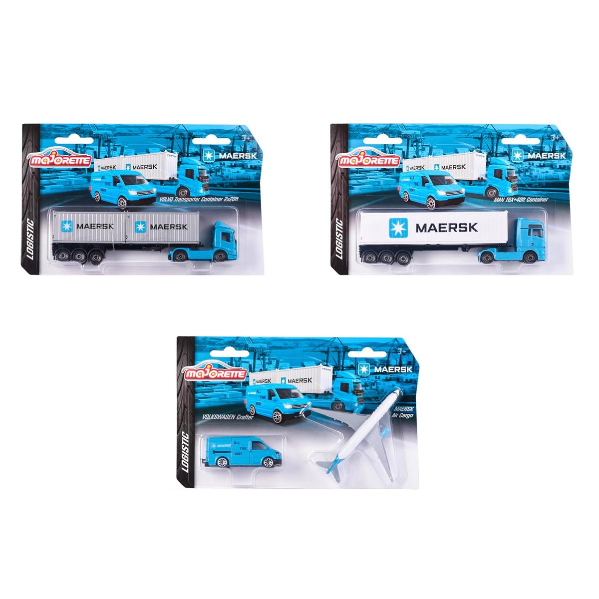 MAERSK Transport Vehicles, 3 dele