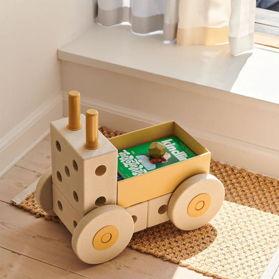 MODU 3 - i - 1 Gåvogn Baby Walker - Sand Grey/Honey Yellow