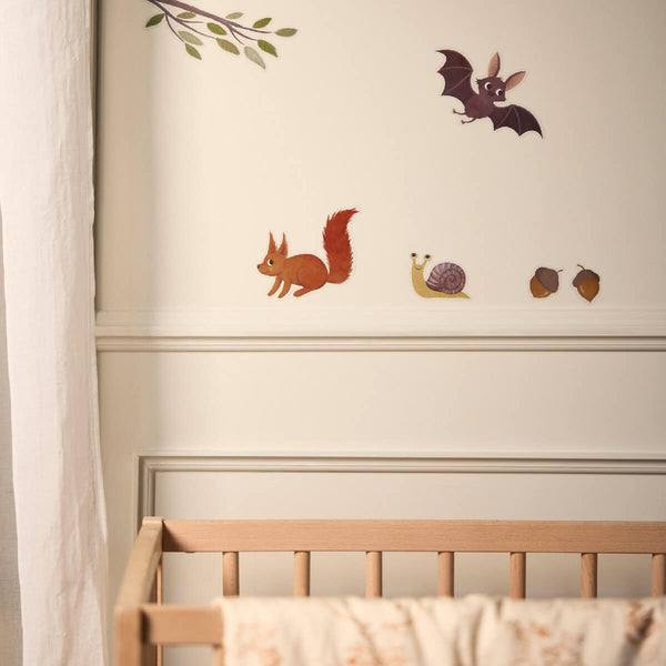 Filibabba Wallstickers - Skovens Dyr
