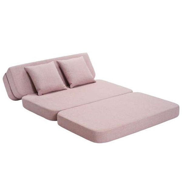 byKlipKlap 3 - fold sofa, 120 cm soft rose
