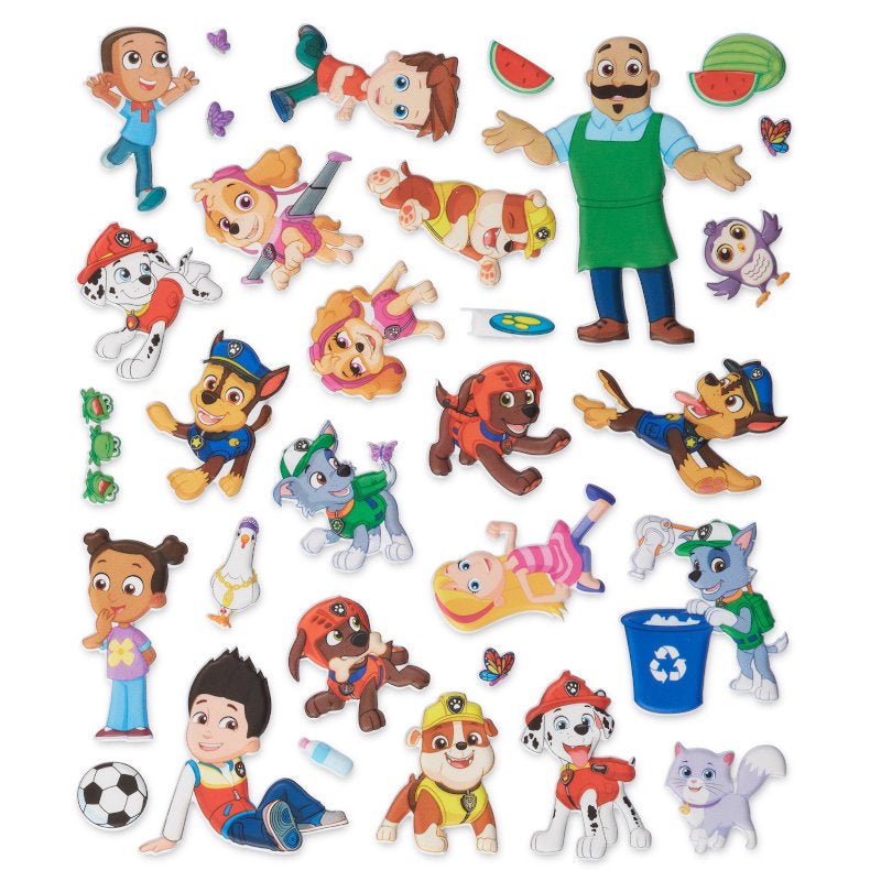 Paw Patrol Puffy Sticker - Adventure Bay