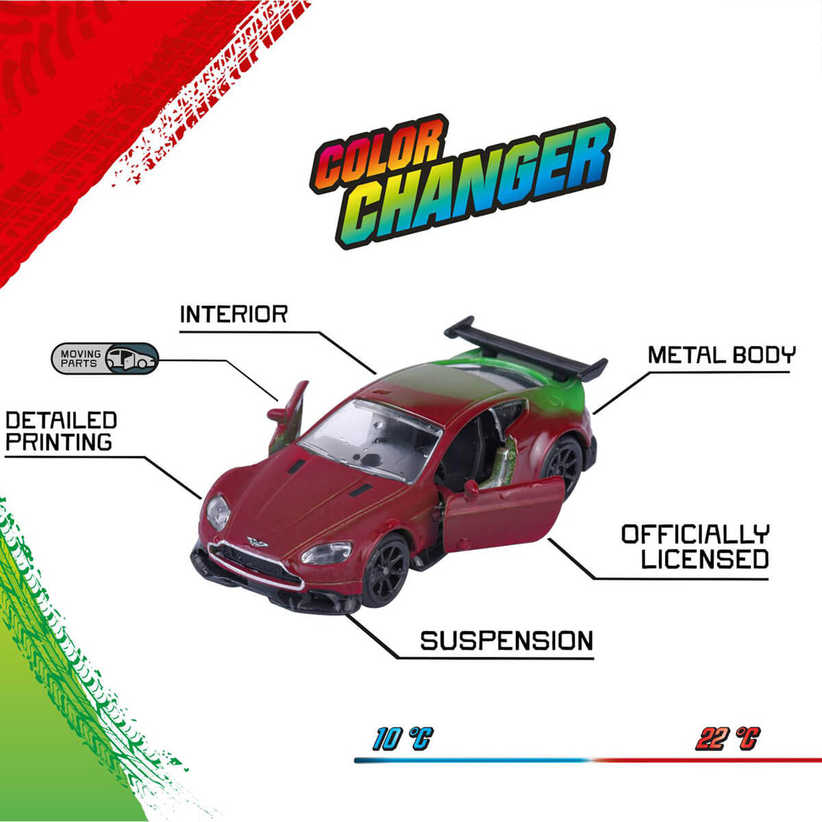 Majorette Color Changers Premium, Asst