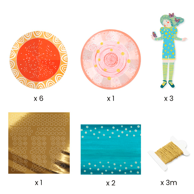 Djeco kreativt 3D ballerinaer
