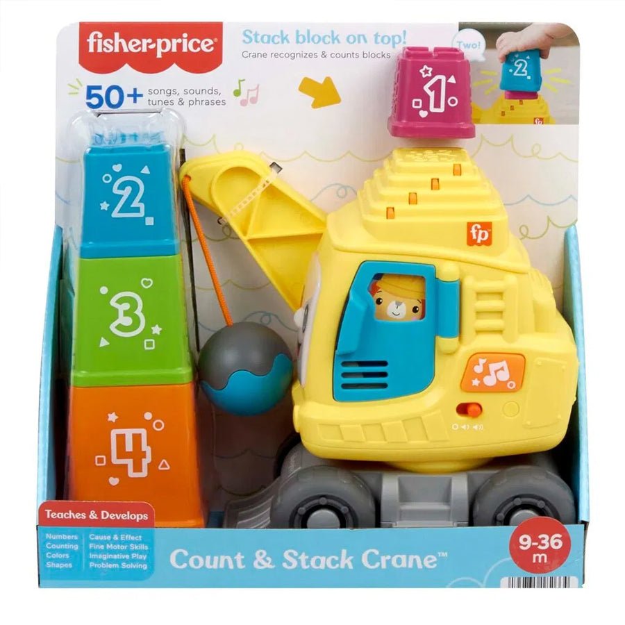 Fisher Price Tælle - og Stablekran