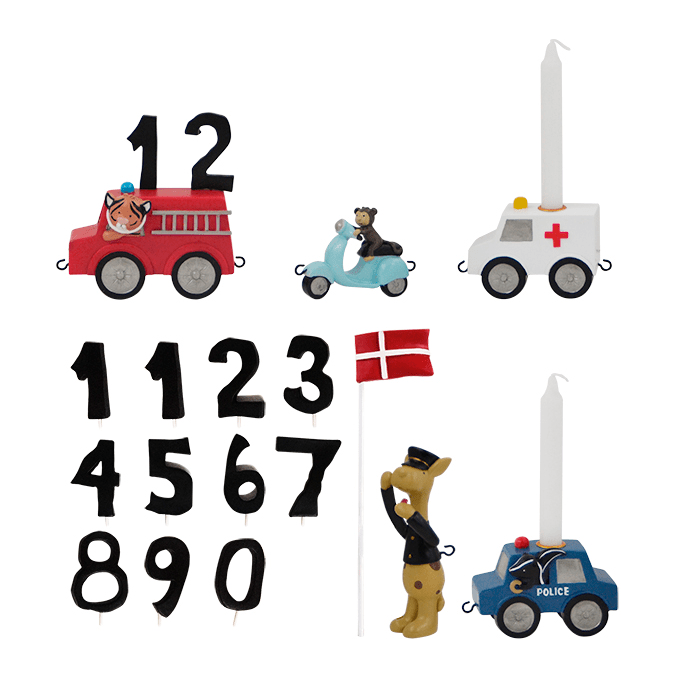 Kids by Friis fødselsdagstog med biler