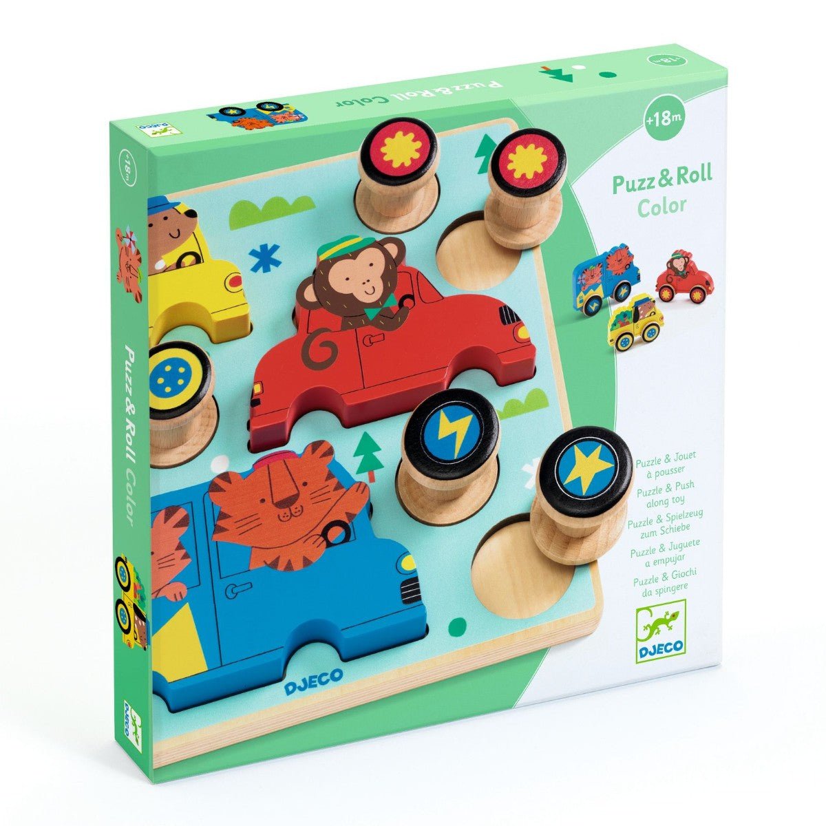 Djeco Puzz & roll, Køretøjer