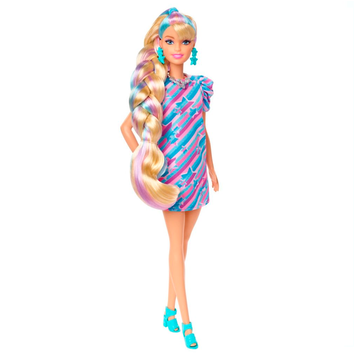 Barbie Totally Hair, kjole m. stjerner