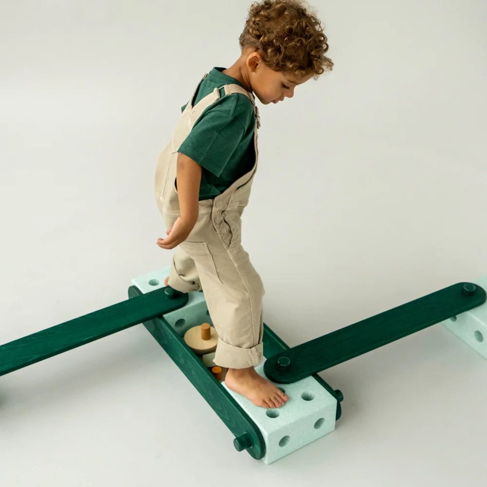 MODU Balancebane 17 Dele, Ocean Mint/Forest Green
