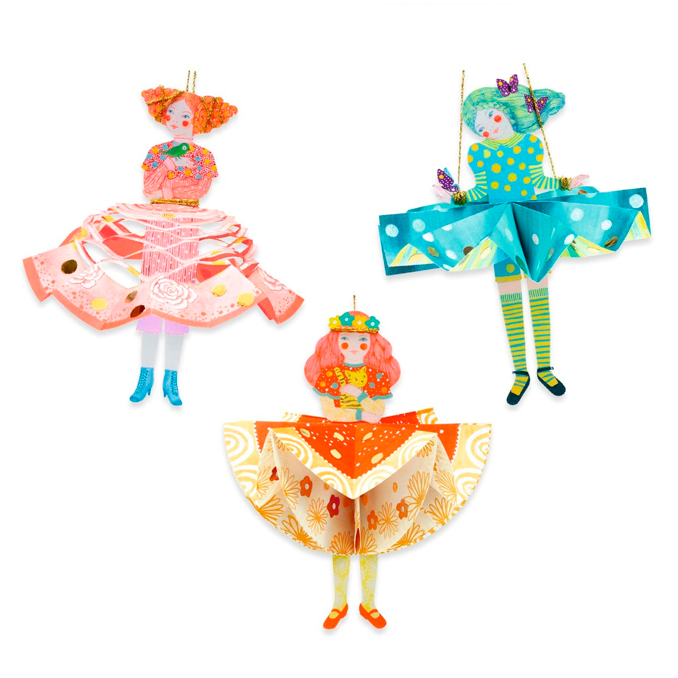 Djeco kreativt 3D ballerinaer